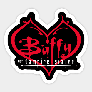 Buffy the Vampire Slayer Gothic Heart Sticker